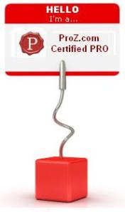 ProZ.com Certified PRO